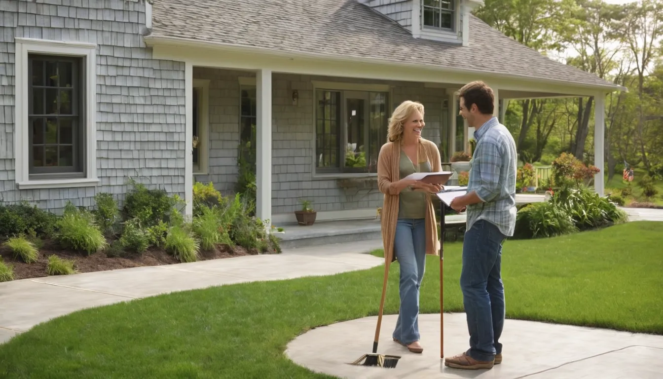 A new gray concrete patio with outdoor chairs behind a home in the Economy area